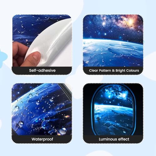 Vinilos Decorativos 3D Universo Galaxia Espacial Brilla en Oscuridad miniatura 6
