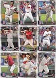 Boston Red Sox 2016 Bowman Baseball 13 Card Team Set with Stars and Prospects Featuring Mookie Betts, David Ortiz and Rafael Devers Plus