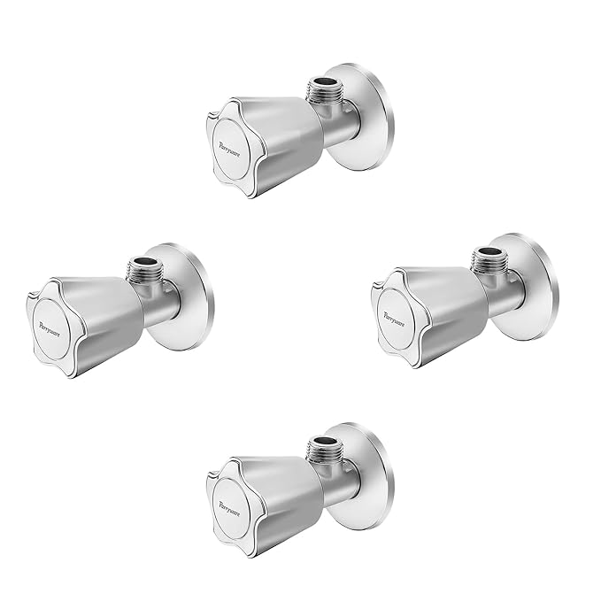 Parryware Pebble Angle Valve G3053A1 Chrome Finish Pack of 4