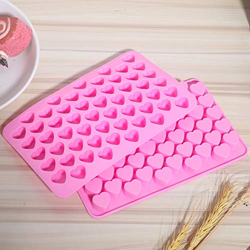 Molde de silicona para cubitos de hielo en forma de corazón mini miniatura 6
