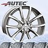 4 complete winterwielen Astana 8×18 ET 42 5×108 titanium zilver gepolijst met 245/45 R18 100V Pirelli P Zero Winter XL…