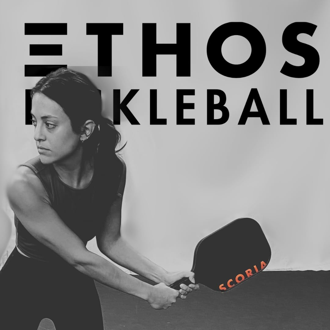 ETHOS PICKLEBALL Scoria Paddel – Kohlefaser, Thermogeformt, US-Turnier-zugelassen
