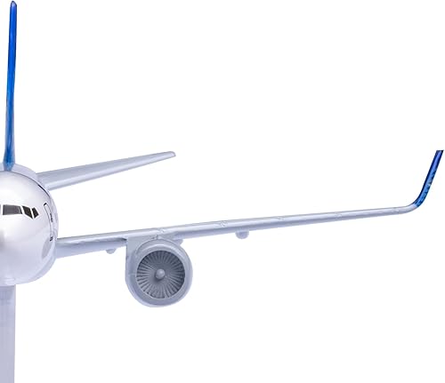 Miniatura 2 de Modelo a escala 1:400 Boeing 737 avión fundido a presión para regalo, decoración de oficina, a partir de 6 años