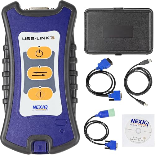 Nexiq USB Link 3 Heavy Duty Truck Scanner Diesel Diagnostic Tool for Nexiq USB Link 3 & Diagnostic Software for Universal Truck Excavator Diagnostic