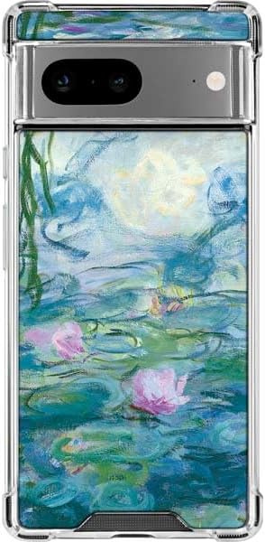 Skinit Clear Phone Case Compatible with Google Pixel 8a - Officially Licensed Waterlilies, 1916-19 by Monet Design