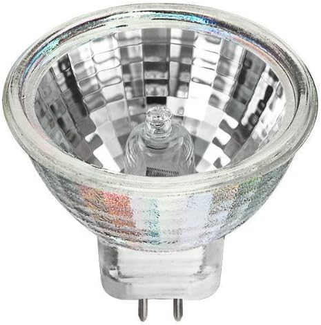 HIKARI JCR-8297P - 10 Watt Halogen Light Bulb - MR11 - Flood - Glass Face - 2,000 Life Hours - 12 Volt