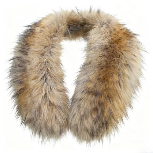 Modelshow Imitation Faux Fur Long Detachable False Collar Scarf Neck