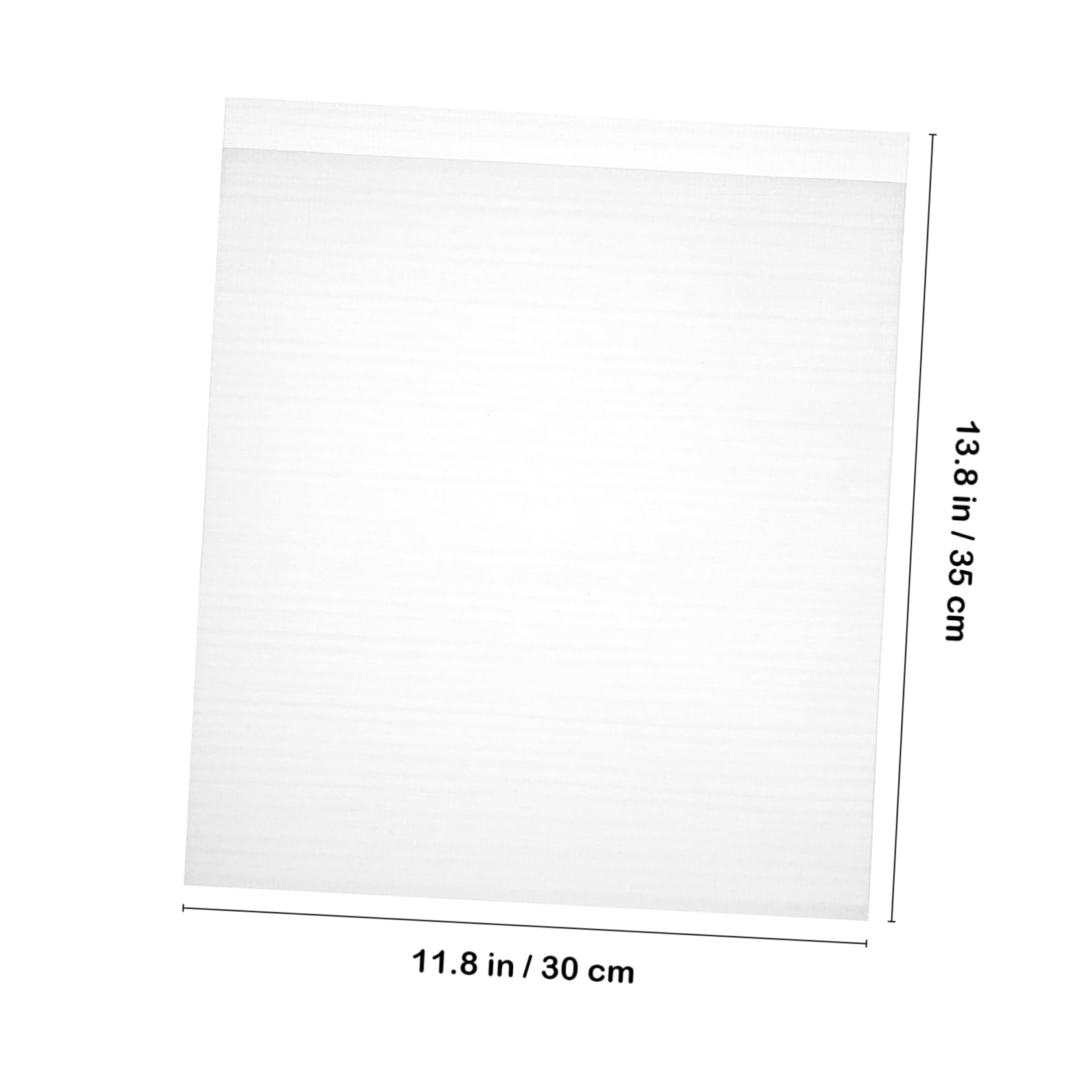 SEWACC 100pcs Coated Pearl Cotton Bag for Packing Foam Pouches Plate Protectors for Moving Glassware Packaging Supplies