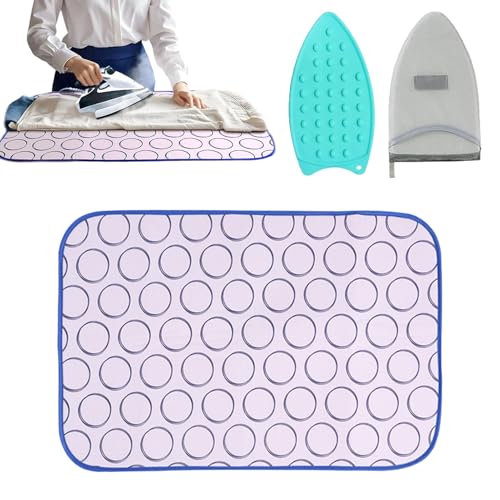 Tapete de hierro protector para planchar sobre la lavadora cómodamente 2