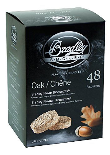 Bradley Smoker BTOK48 Smoker Bisquettes, 48 Pack, Oak