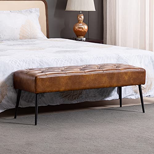 DUHOME Button-Tufted Ottoman Bench - Image 2