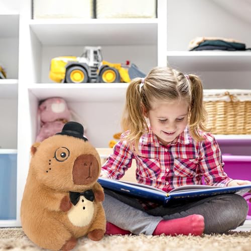 shownicer Plüschtier Capybara Kuscheltier Stofftier Kawaii Capybara Plüsch Kissen Spielzeug Geschenk für Erwachsene Kinder 3+ Jahre… – Ansicht 6