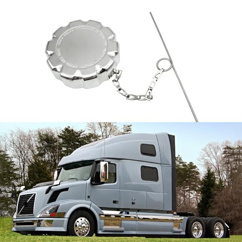 3" Non Locking Diesel Fuel Cap for Volvo VN VNL Series & Mack Trucks ultra Low Sulfur Fuel Tanks or PNG tanks 2010 & later, Fuel Cap Non-Vented Replaces OE 20770657 20770683 S21685