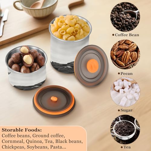 Lata hermética para café Blueangle de acero inoxidable 500 ml miniatura 5