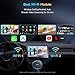 Wireless CarPlay Adapter Android Auto - Smart AI Magic Video Box with Built-in Android Multimedia System, Enjoy Video & Music Apps, Navigation, AI Voice, Plug & Play for Factory Wired CarPlay Car