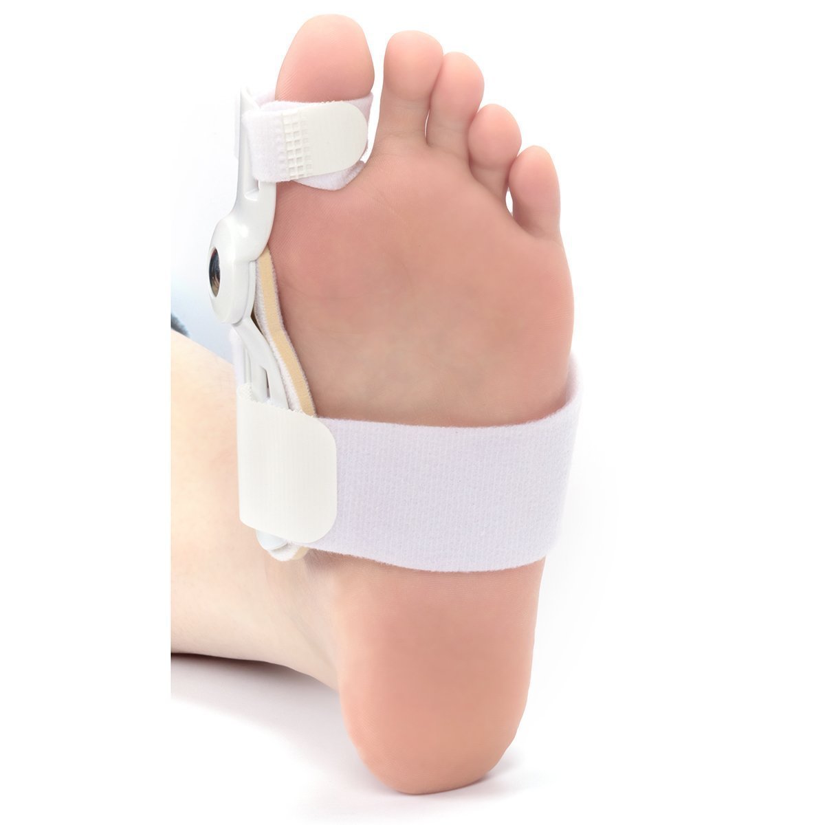 Pedimend Toes Straighteners with Adjustable Compression Straps - Hallux Valgus Foot Pain Relief - For Hallux Valgus / Crooked Toes / Hammer Toes / Metatarsalgia - Unisex - Foot Care