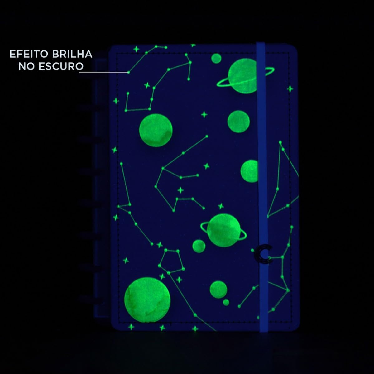 NOVITATE INDUSTRIA E COMERCIO DE ARTIGOS DE PAPELARIA E MATERIAL DE ESCRITORIO LTDA Cuaderno inteligente, grande, galaxia morada de Gocase, 215 x 280 mm, 80 hojas, cuaderno inteligente