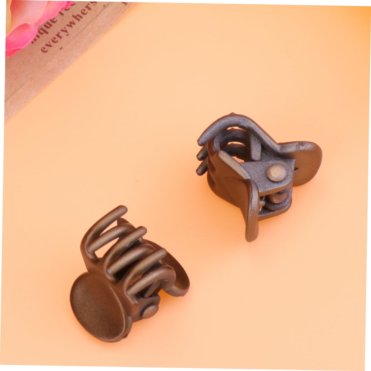minkissy 216 Stk rutschfester Haargriff winzige Haarkralle Klauenklemme bunter Kieferclip haarschmuck Haarspangen Haarnadel Haarklammer Mini-Krallenclip Klaue Haarspange fassen Zubehör