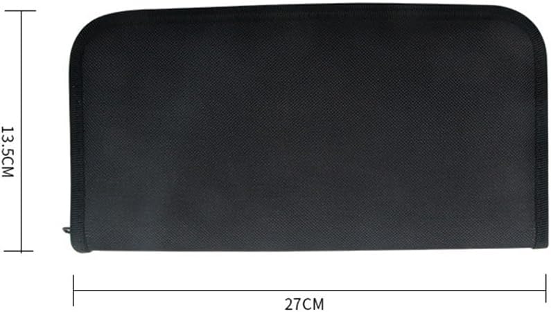Gouache Acrylic Watercolour Oil Brush Set with Scalloped Black Zipper Canvas Pouch image 4