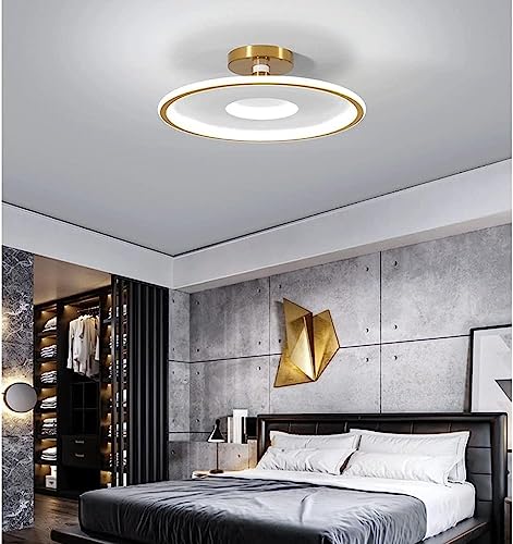 Plafonnier LED rond résout éclairage agressif salon chambre télécommande - 2