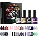 manicura24 monomero 🦋◖Esmaltes Semipermanentes Para Uñas GELFAVOR◗: 24 piezas que incluyen 20 colores y 4 capas (imprimación, capa base, capa superior, capa mate) de este kit de esmalte en gel. La capacidad del esmalte en gel es de 7ml / 0.25fl.oz, la capa es de 10ml / 0.34fl.oz.
