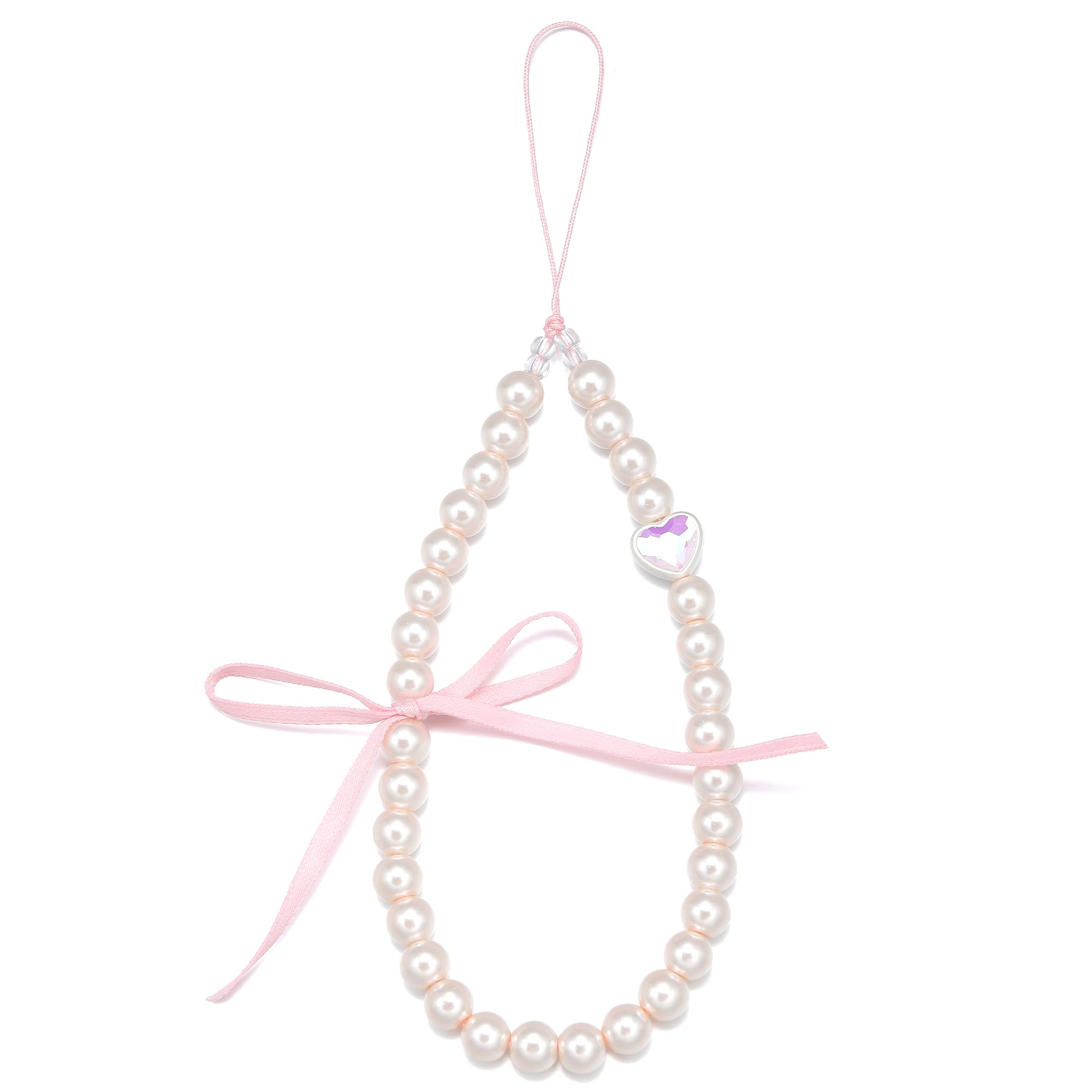 Shidara 1 Pcs Premium Phone Charm Pearl Beaded Charms Strap Handmade Ribbion Bow Phone Charm Aesthetic Bag Camera Charms for Women-image-14