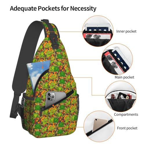 Frog Stylish Men'S Messenger Bag - Durable Polyester, Huge Capacity & Adjustable Strap4