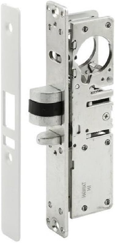 Storefront Door Mortise Deadlatch Adams Rite Lock (Right, Aluminum, 1-1/8") | Adams Rite style commercial lock for right hand doors in silver aluminum finish