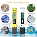 Upgraded PH TDS Meter Combo, Reliable for Drinking Water Hydroponics Aquarium Swimming Pool, High Accuracy Low Impedance PH PPM EC Temperature Digital Backlit Water Tester Kits