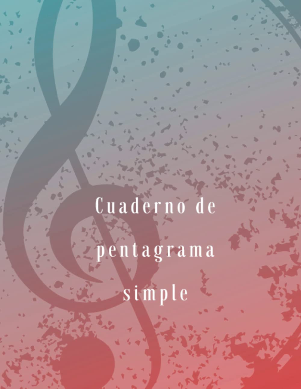 Cuaderno de pentagrama simple