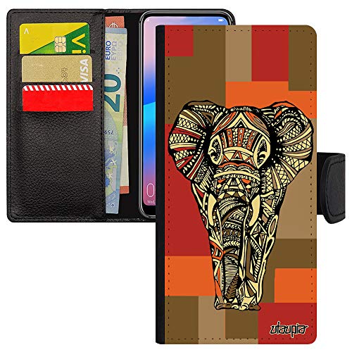 Étui Samsung Note 10 Lite antichoc portefeuille en simili cuir marron avec fentes de rangement