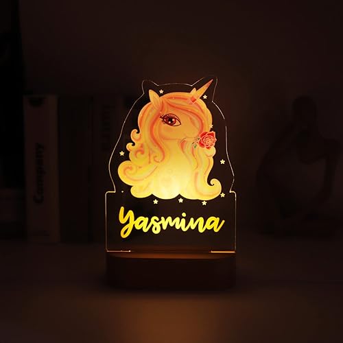 Miniatura 5 de Unicornio, luz nocturna, luces nocturnas personalizadas para niños, luces nocturnas, luces nocturnas para dormitorio, decoración de dormitorio