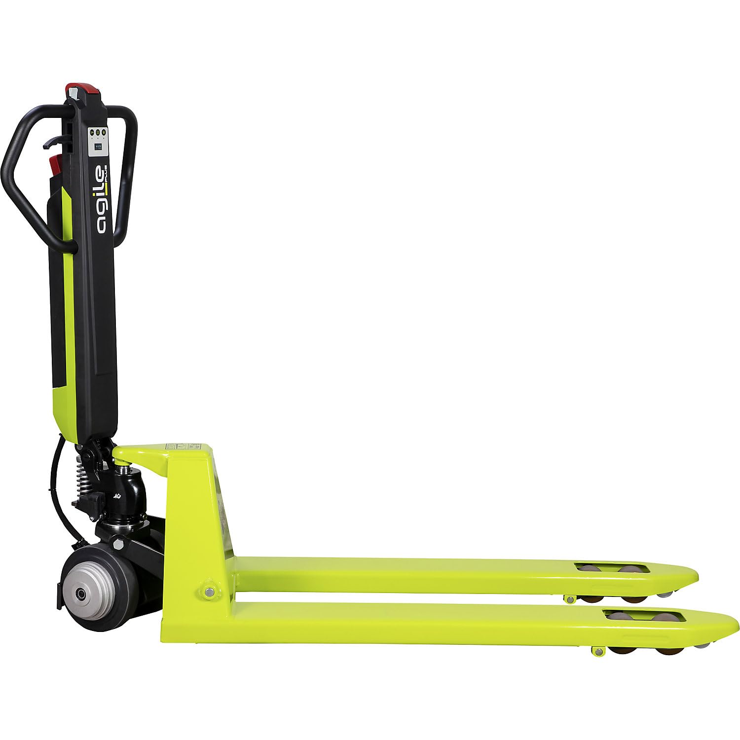 Pramac | Semi-Elektro-Paletthubwagen Agile Plus | Tragfähigkeit 1200 kg, QuickLift, Gabel-LxB 1150 x 525 mm