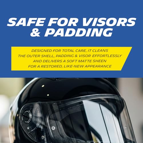 Image of Michelin Helmet Foam Cleaner Spray 150 ml | Anti-Bacterial & Anti Odor Foaming Formula | Safe on Skin, Hair, Visor & Padding | Deep Cleans Helmet Interior & Exterior