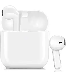 Fones de ouvido Bluetooth, sem fio, graves profundos, estéreo, 24h, ciclo, de reprodução intra-auricular, sem fio, à prova de suor, fones de ouvido esportivos com microfone embutido