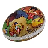 Material: lakierter Karton Füllei Ostern 12 cm bunt
