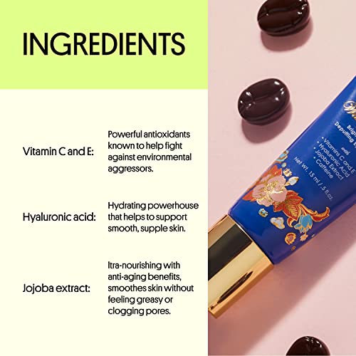 Winky Lux Wakey Wakey Eye Cream, Brightening Eye Cream, Puffy Eyes Treatment With Vitamin C, Vitamin E, Caffeine And Jojoba Oil #TOP3