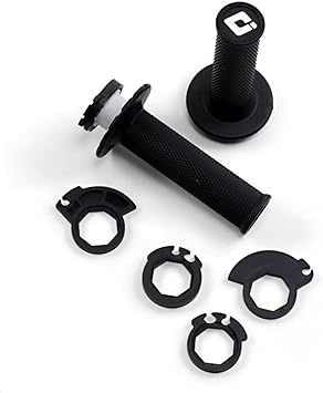 DIRTFREAK Odi H36NWB V2 Lock-On Without Waffle Grips - Black, White