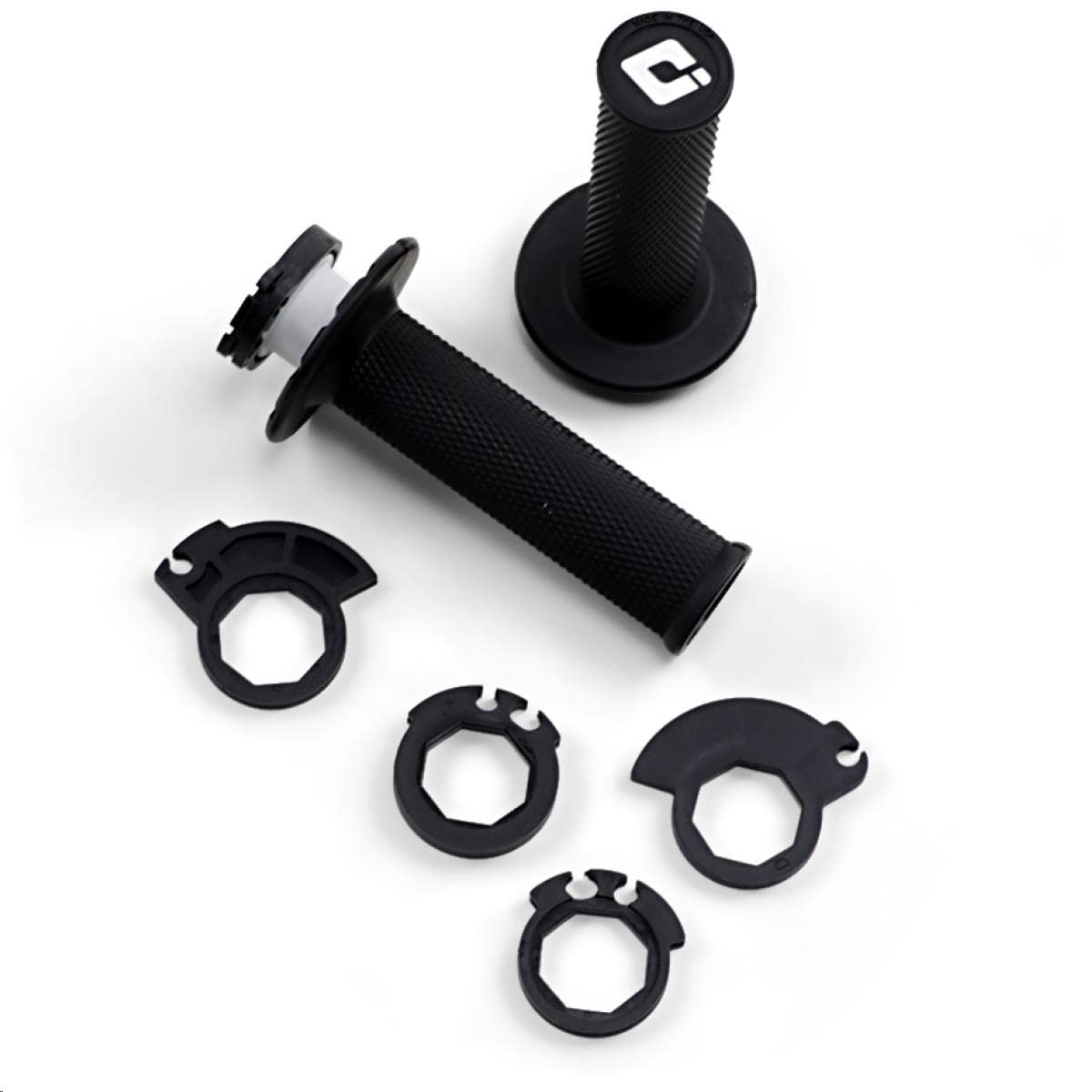 DIRTFREAK Odi H36NWB V2 Lock-On Without Waffle Grips - Black, White