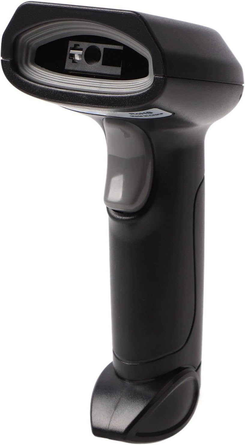 Dioche Handheld QR Code Scanner Image Bar Code Reader Wireless Handheld Barcode Scanner Easy and Fast Sturdy QR Code Reader for Warehouse Supermarket