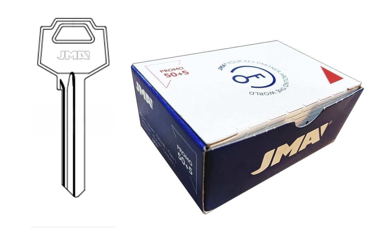 Llaves jma promo 50 llaves+5 gratis acero tipo a mod fac-11d (caja 50 unidades)
