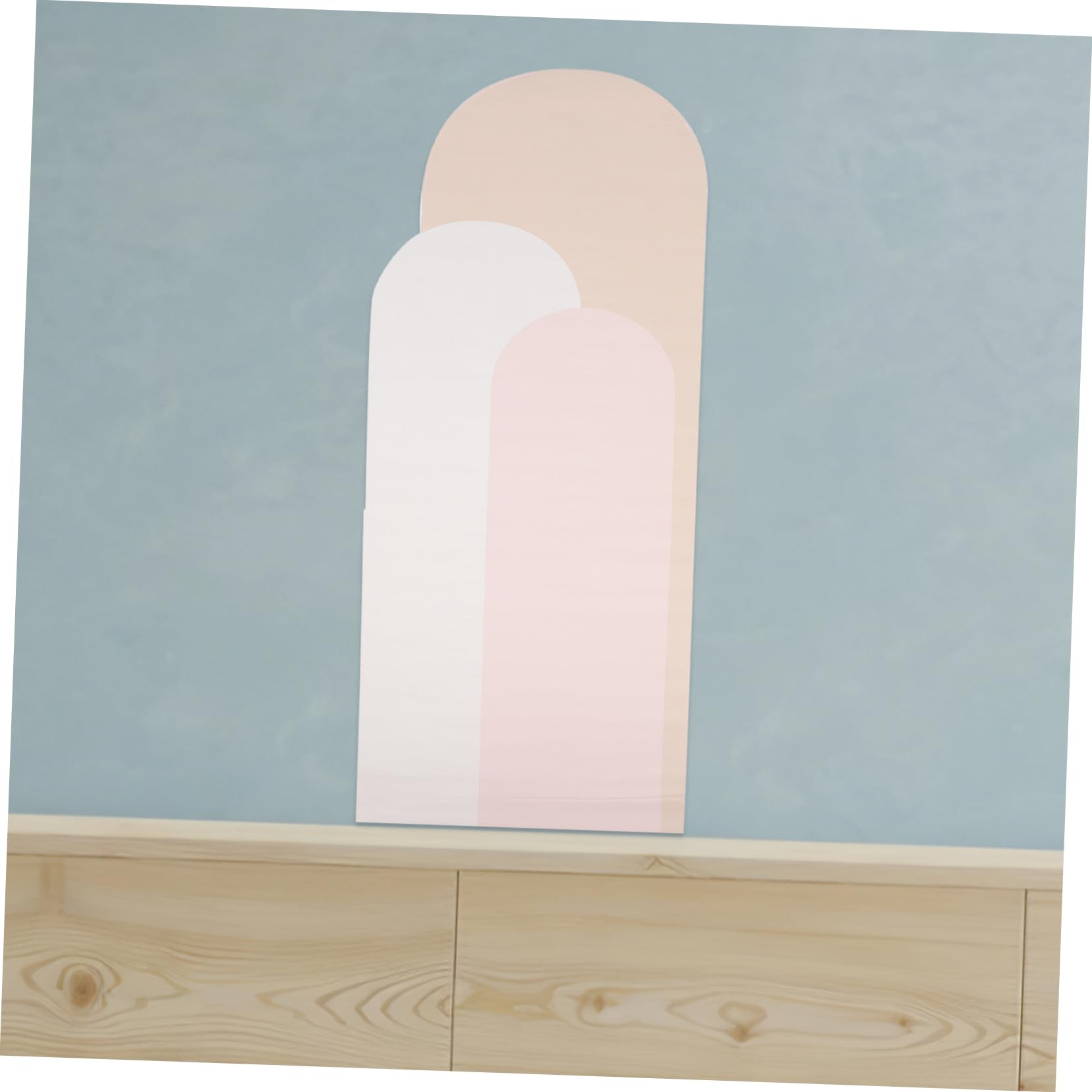 OSALADI Adesivi da Parete Geometrici Boho, 2 Pezzi, Pvc, Forma ad Arco, Decorazione Murale per Soggiorno e Cameretta, Facili da Applicare