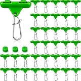 Vipfish Sinker Slides for Fishing with Weight Bumpers, No Twist Sinker Slide, Clip-On Sinker Slider for Easy Weight Change, Protect Line & Knot Swivels Snaps, Ideal for Catfish Carolina Rig