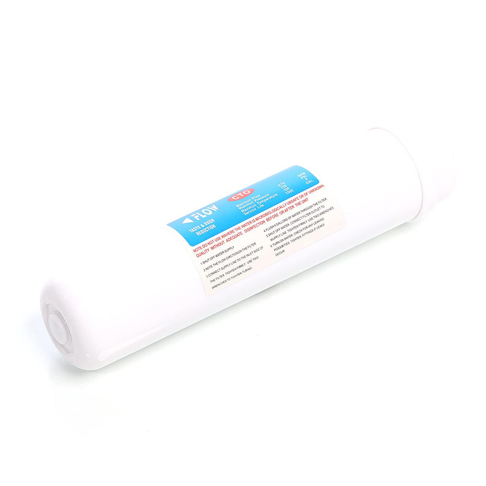 10x Cartouches Sédiment Bobinées 5 Microns – Filtration Eau Osmose Inverse & Particules, 25,5cm X 7cm