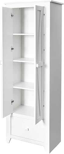 Miniatura 5 de Ataucjin Armarios de despensa de almacenamiento, despensa de cocina de 71 pulgadas con 2 puertas de granero, armario de almacenamiento de 4 capas,