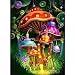 MXJSUA DIY 5D Diamond Painting Kits Full Drill Round Crystal Rhinestone Embroidery Pictures Arts Craft for Home Wall Decor Gift Colored Mushrooms 12x16in