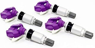 Set of 4 MAX MXSA001 TPMS 433mhz Tire Pressure Sensors for Subaru Ascent Crosstrek Forester Impreza Legacy Outback 28103-FL00A w/Silver Aluminum Valve Stems Replacement