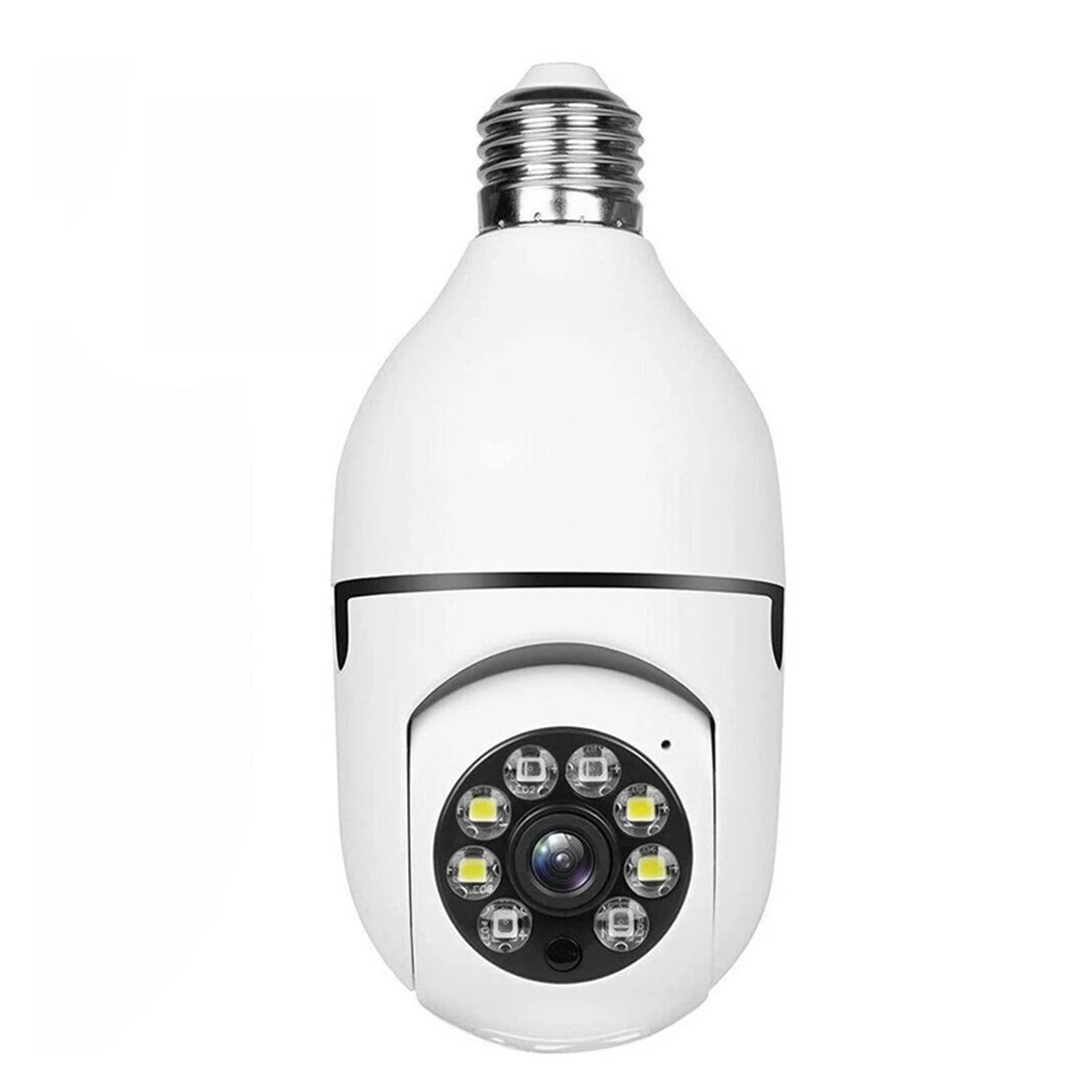Caméra de Surveillance intérieure de sécurité à Domicile WiFi avec Ampoule E27