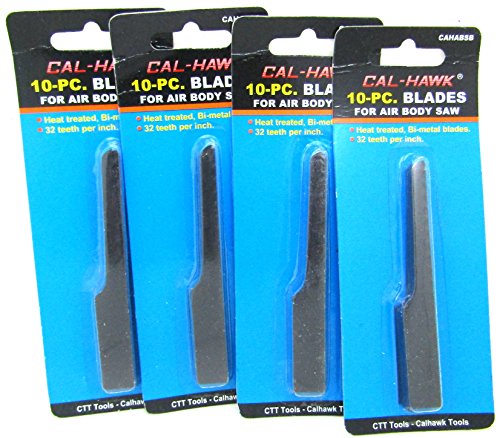 40PC AIR BODY SAW BLADES 32TPI BI-METAL black reciprocating