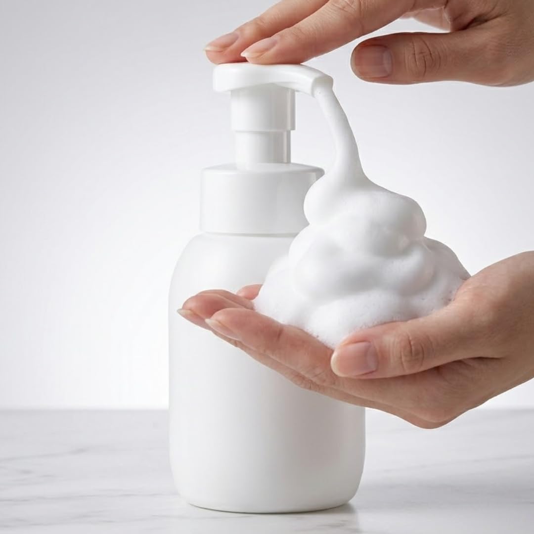 Amazon｜toysfan トイズファン 泡立てポンプボトル350ml 白 ホワイト